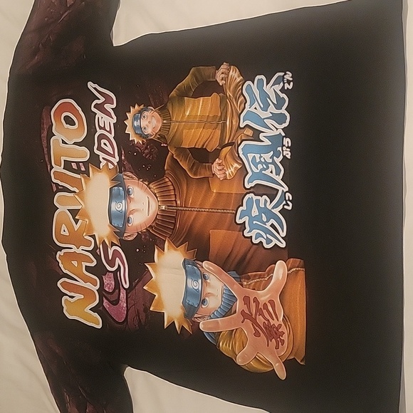 Naruto All Over Print front and back shirt size Large - Picture 2 of 5